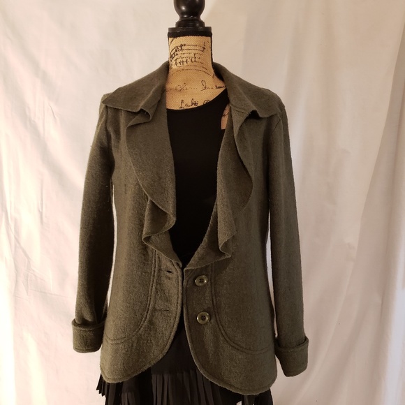 Green Jacket by E. Solano Size Large - Picture 5 of 8